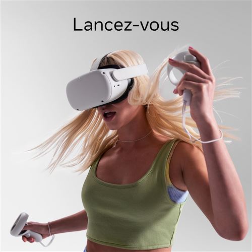 Casque de réalité virtuelle Meta Quest 2 128 Go Blanc – Image 6