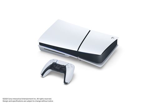 Console Sony PS5 Slim Edition Standard Blanc et Noir – Image 3