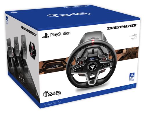 Volant Thrustmaster T248 pour PS5, PS4 et PC Noir – Image 3
